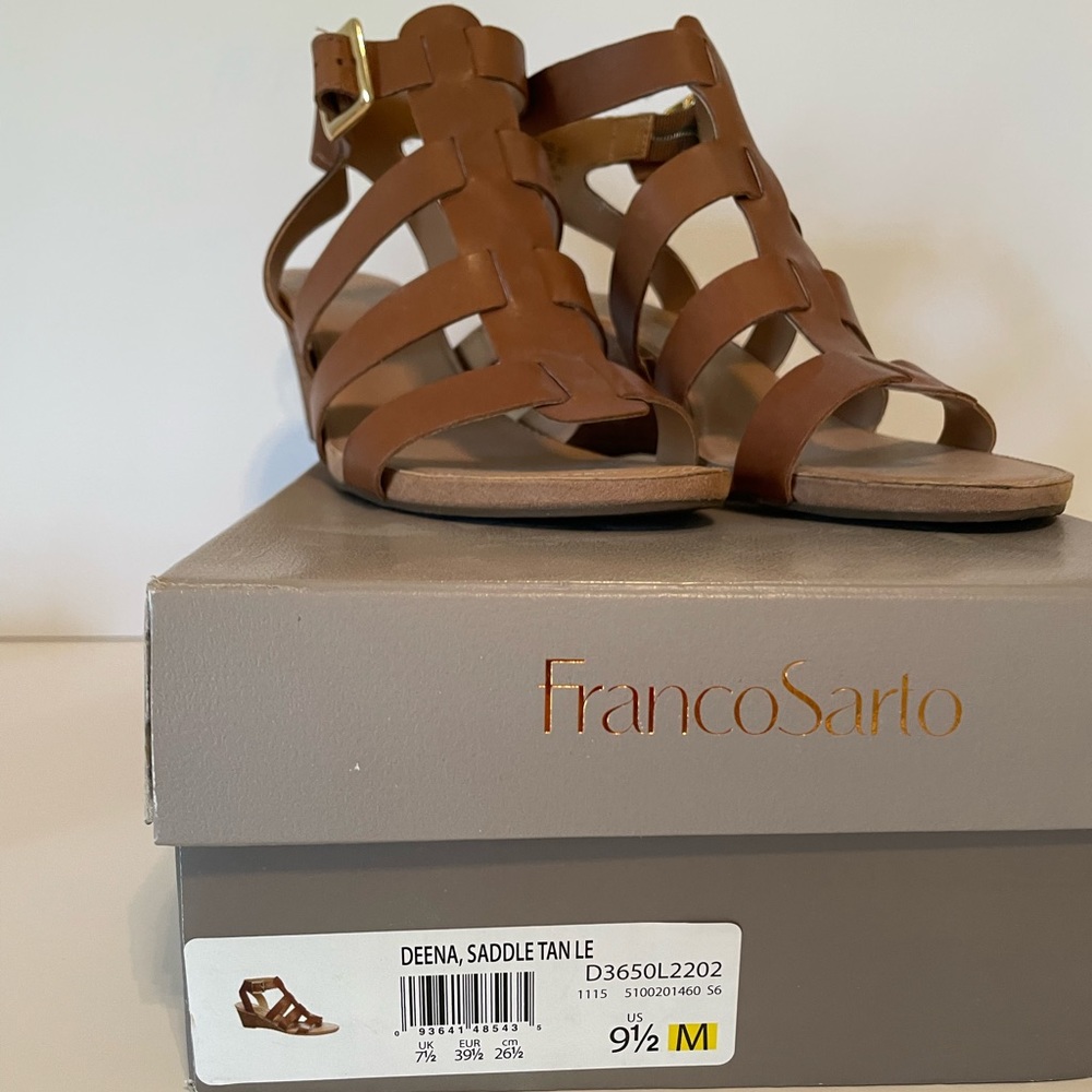 Franco Sarto Deena Sandal Tan 9.5